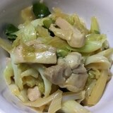 鶏肉と緑野菜のピリ辛炒め